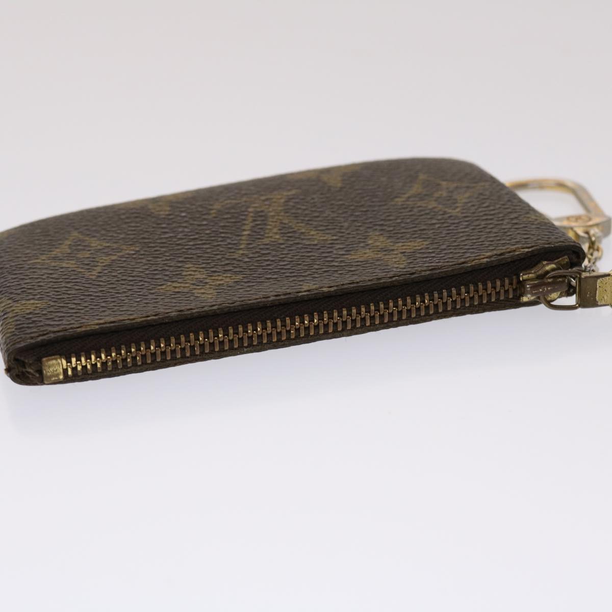 LOUIS VUITTON Monogram Pochette Cles Coin Purse M62650 LV Auth 48380