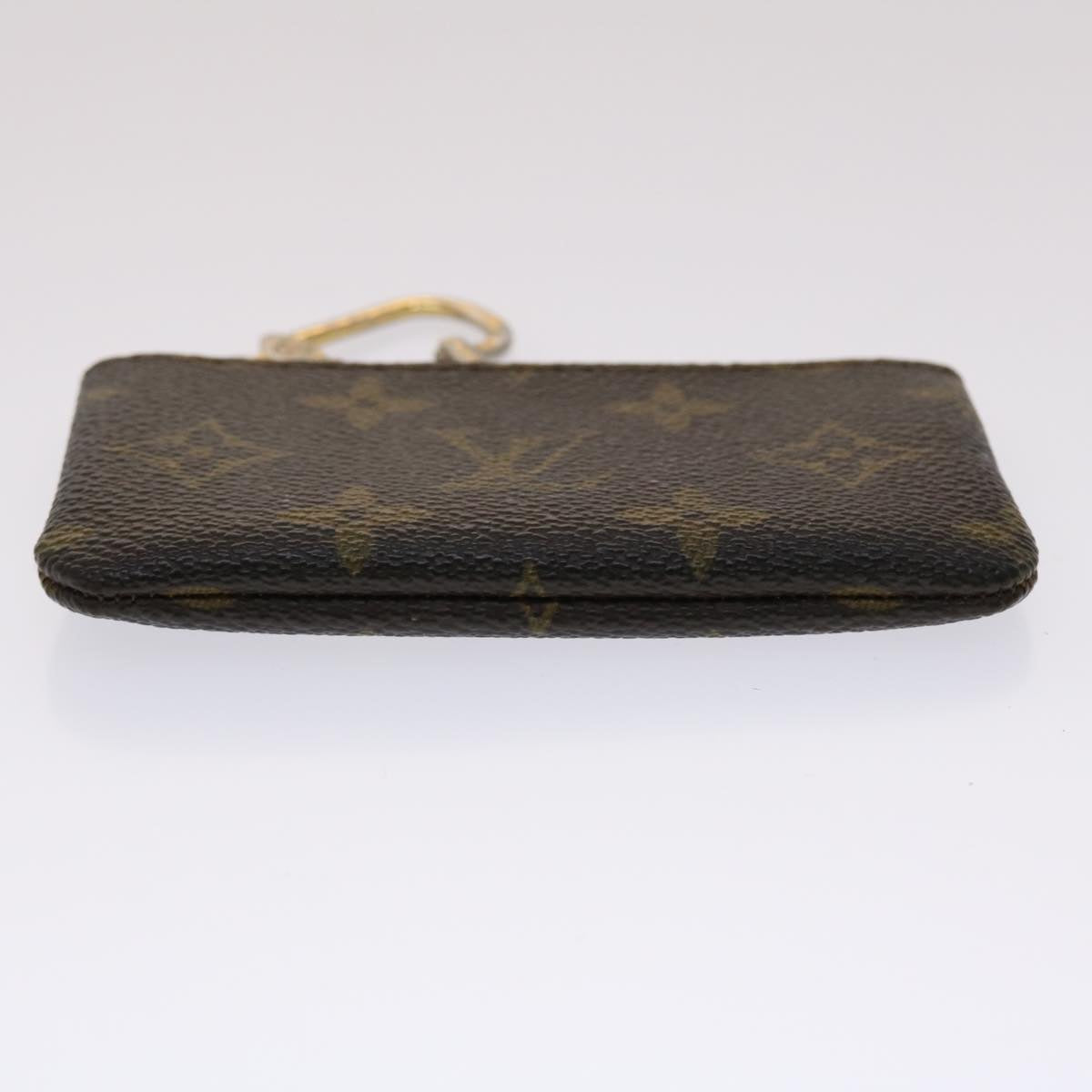 LOUIS VUITTON Monogram Pochette Cles Coin Purse M62650 LV Auth 48380