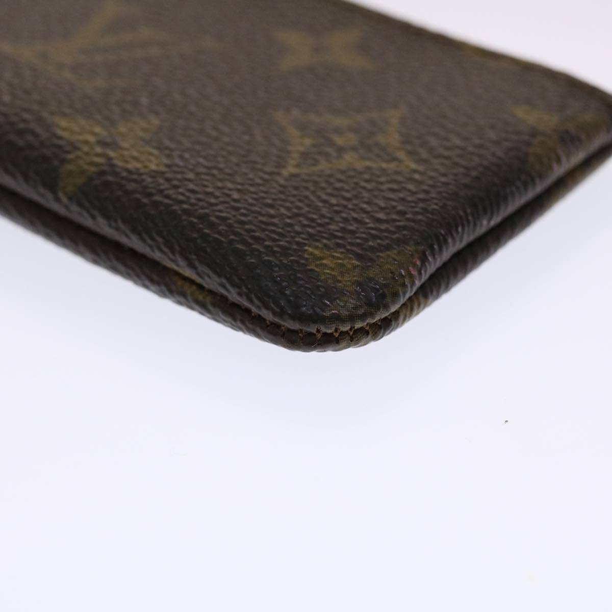 LOUIS VUITTON Monogram Pochette Cles Coin Purse M62650 LV Auth 48380