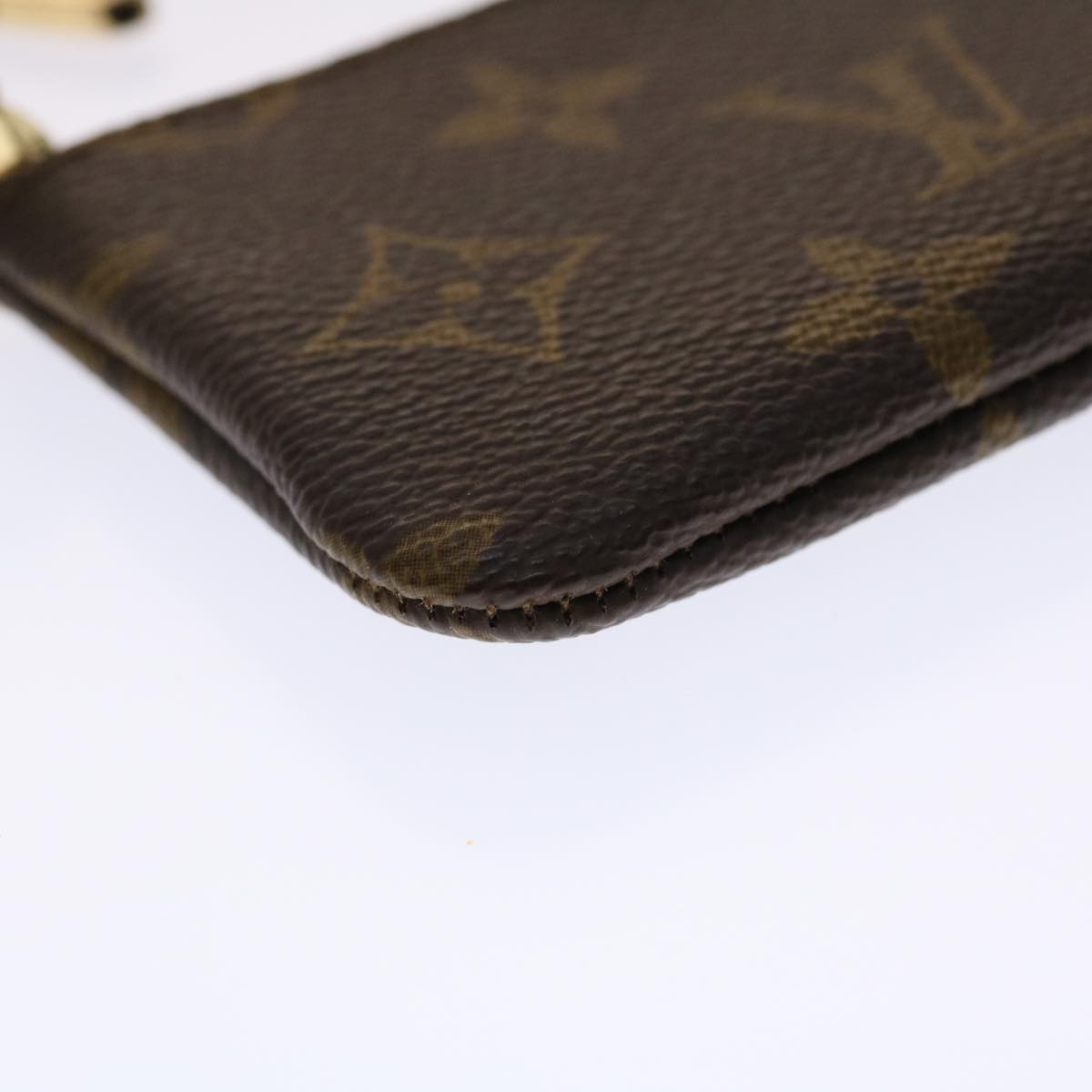 LOUIS VUITTON Monogram Pochette Cles Coin Purse M62650 LV Auth 48381