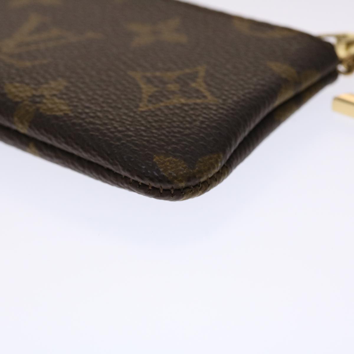 LOUIS VUITTON Monogram Pochette Cles Coin Purse M62650 LV Auth 48381