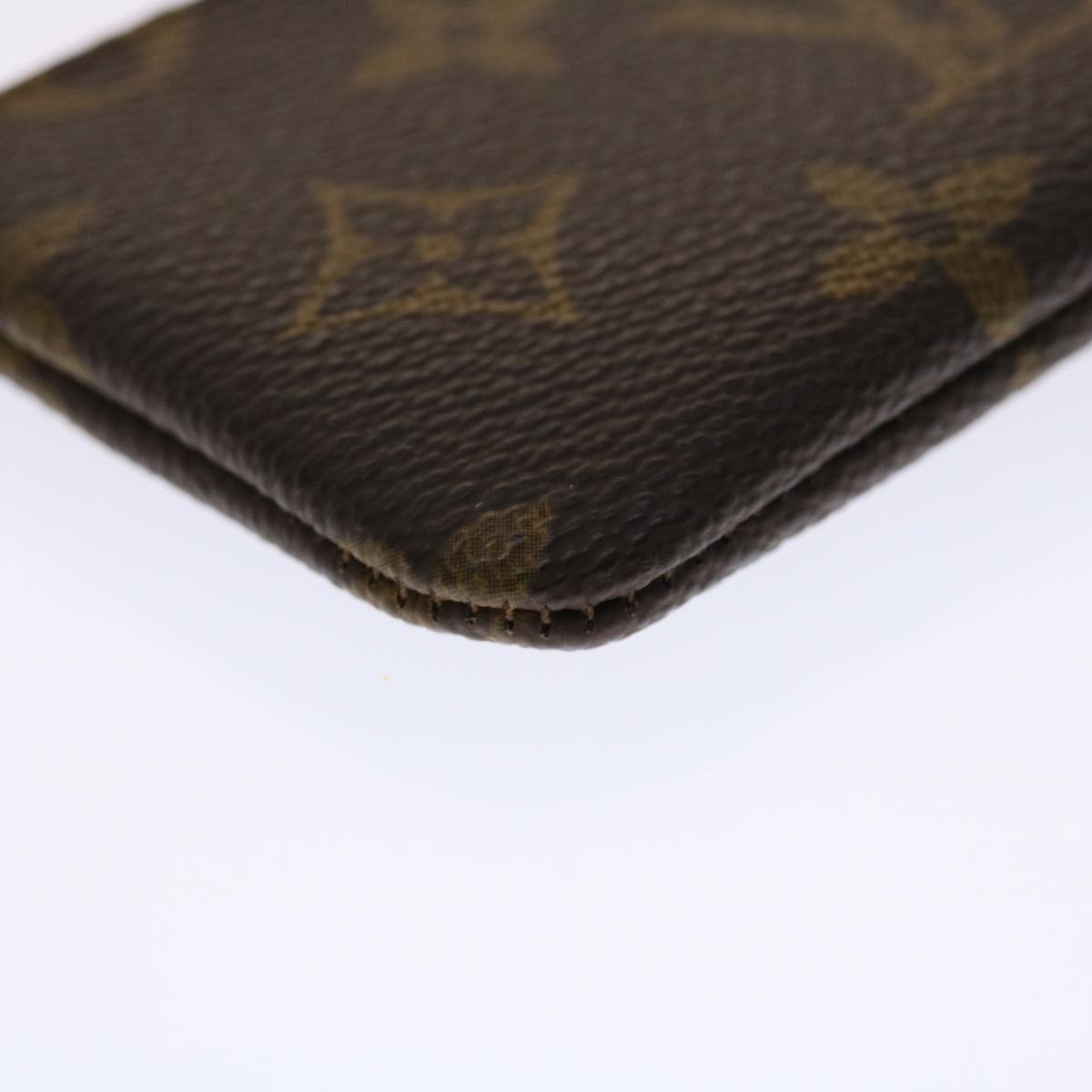 LOUIS VUITTON Monogram Pochette Cles Coin Purse M62650 LV Auth 48381