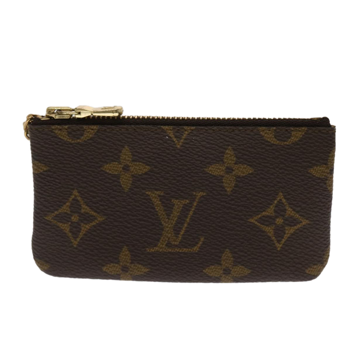 LOUIS VUITTON Monogram Pochette Cles Coin Purse M62650 LV Auth 48381