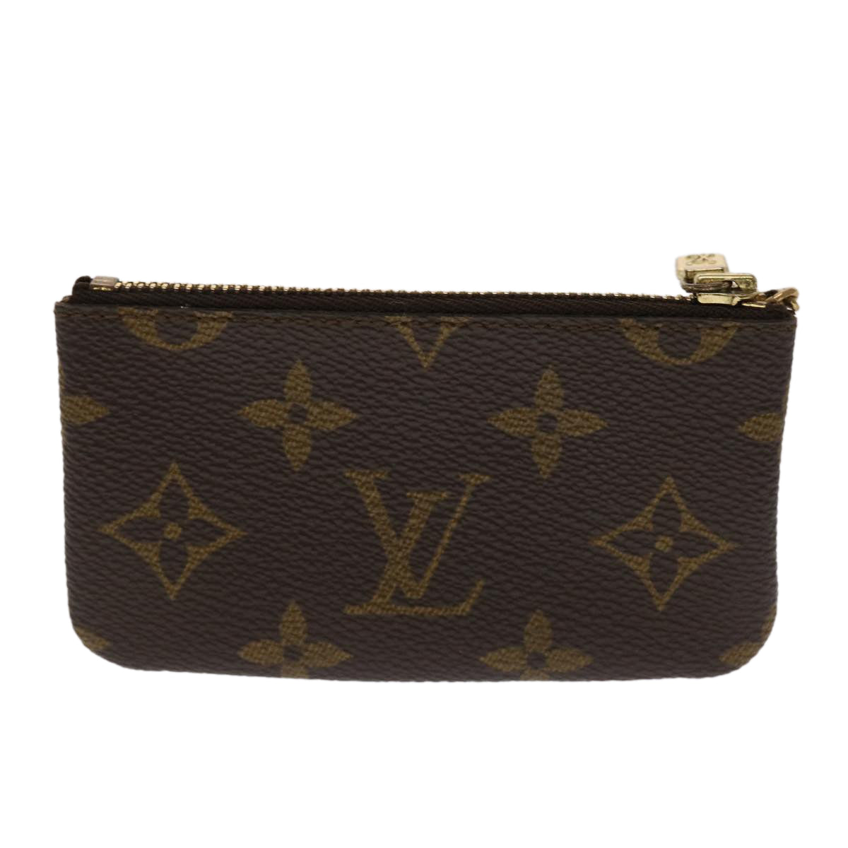 LOUIS VUITTON Monogram Pochette Cles Coin Purse M62650 LV Auth 48381