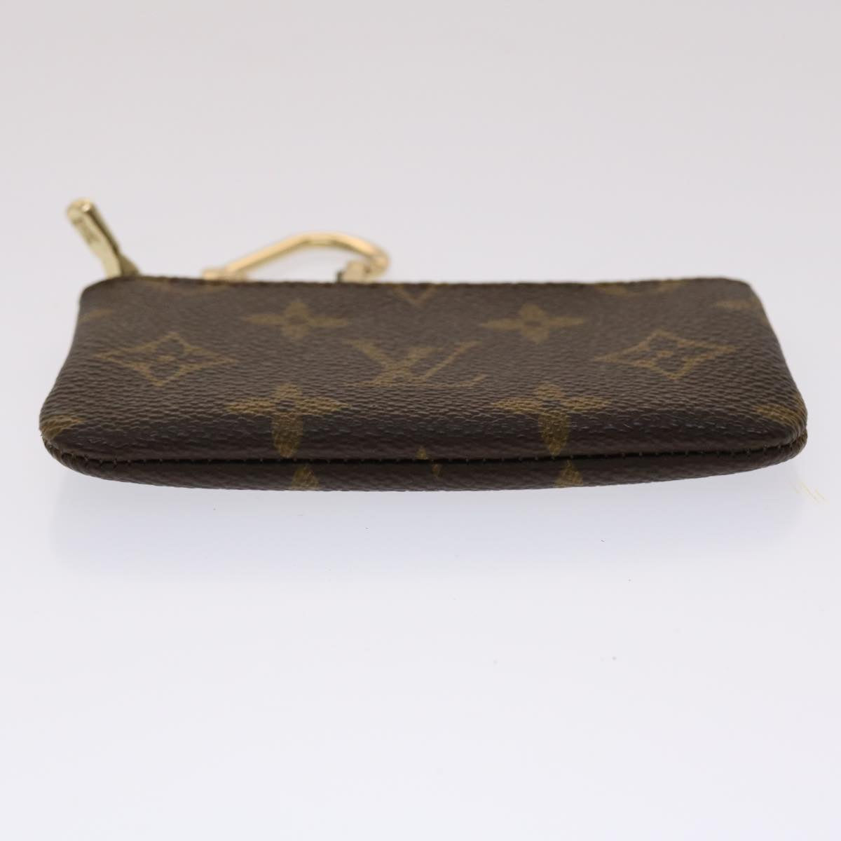 LOUIS VUITTON Monogram Pochette Cles Coin Purse M62650 LV Auth 48381