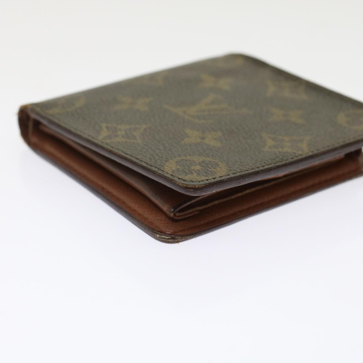 LOUIS VUITTON Monogram Portefeuille Marco Bifold Wallet M61675 LV Auth 48475