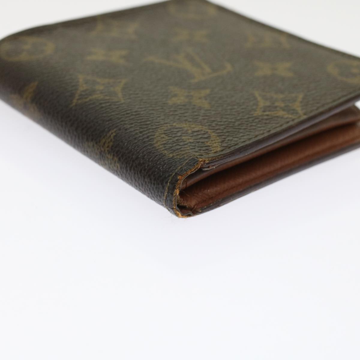 LOUIS VUITTON Monogram Portefeuille Marco Bifold Wallet M61675 LV Auth 48475