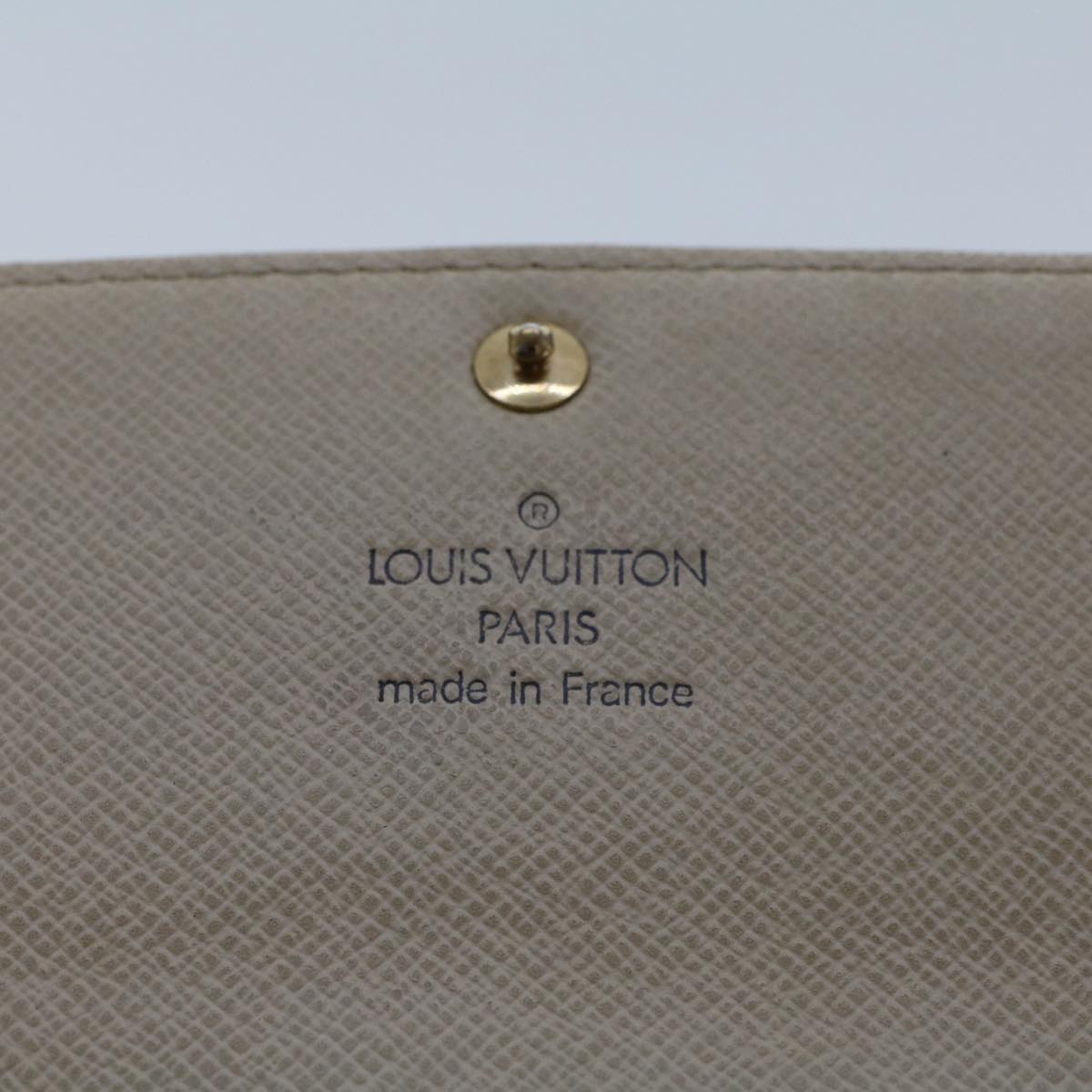 LOUIS VUITTON Damier Azur Portefeuille Sarah Long Wallet N63208 LV Auth 48479