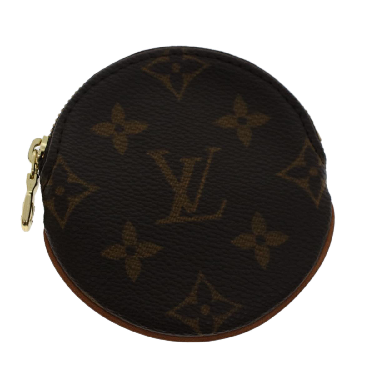 LOUIS VUITTON Monogram Porte Monnaie Rond Coin Purse M61926 LV Auth 48497