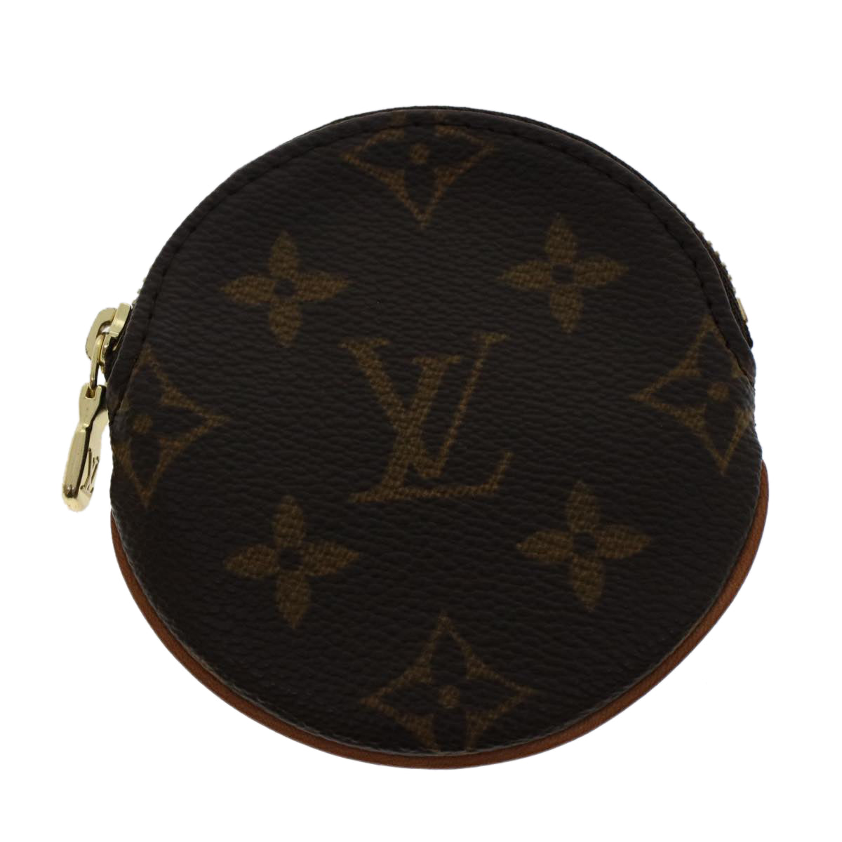 LOUIS VUITTON Monogram Porte Monnaie Rond Coin Purse M61926 LV Auth 48497