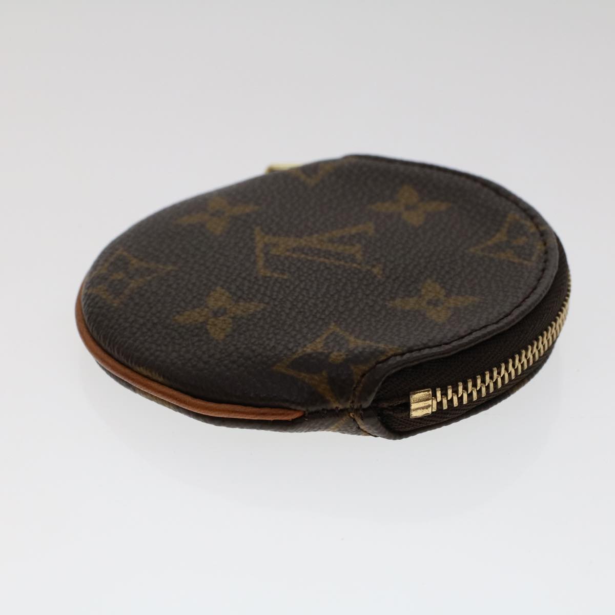 LOUIS VUITTON Monogram Porte Monnaie Rond Coin Purse M61926 LV Auth 48497