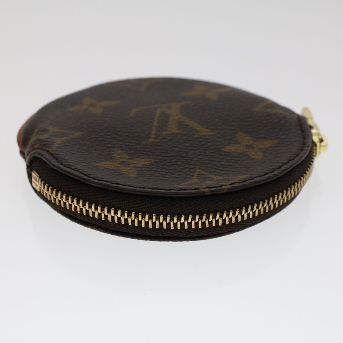 LOUIS VUITTON Monogram Porte Monnaie Rond Coin Purse M61926 LV Auth 48497