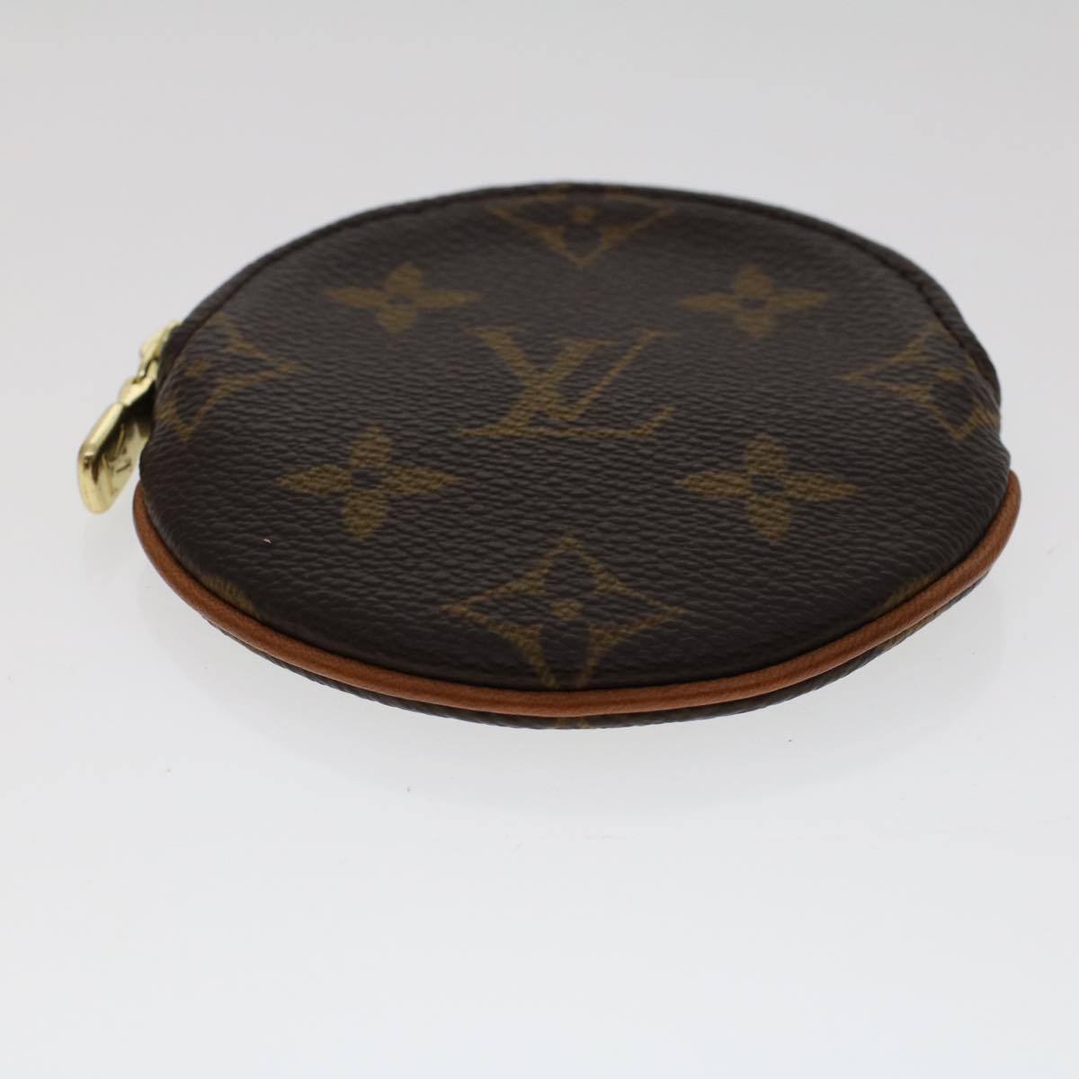 LOUIS VUITTON Monogram Porte Monnaie Rond Coin Purse M61926 LV Auth 48497