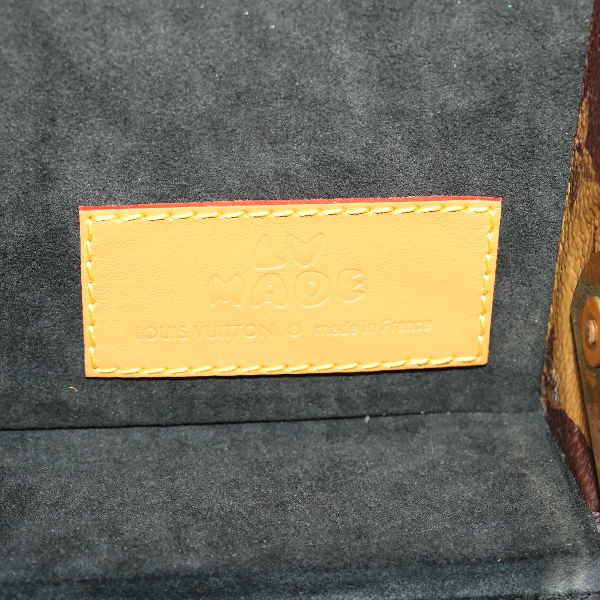 LOUIS VUITTON Monogram Stripe Cotteville 40 Trunk HUMAN MADE M20464 Auth 48522S