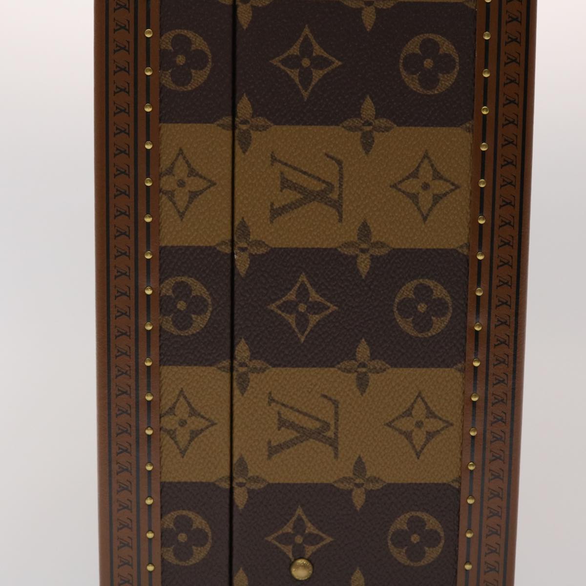 LOUIS VUITTON Monogram Stripe Cotteville 40 Trunk HUMAN MADE M20464 Auth 48522S