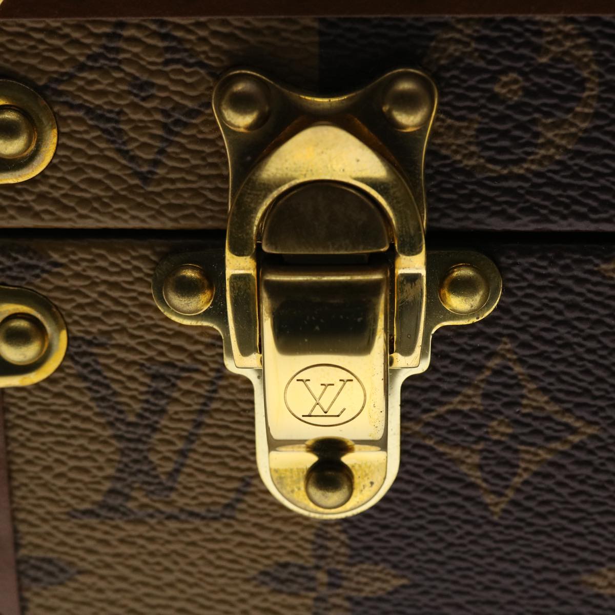 LOUIS VUITTON Monogram Stripe Cotteville 40 Trunk HUMAN MADE M20464 Auth 48522S