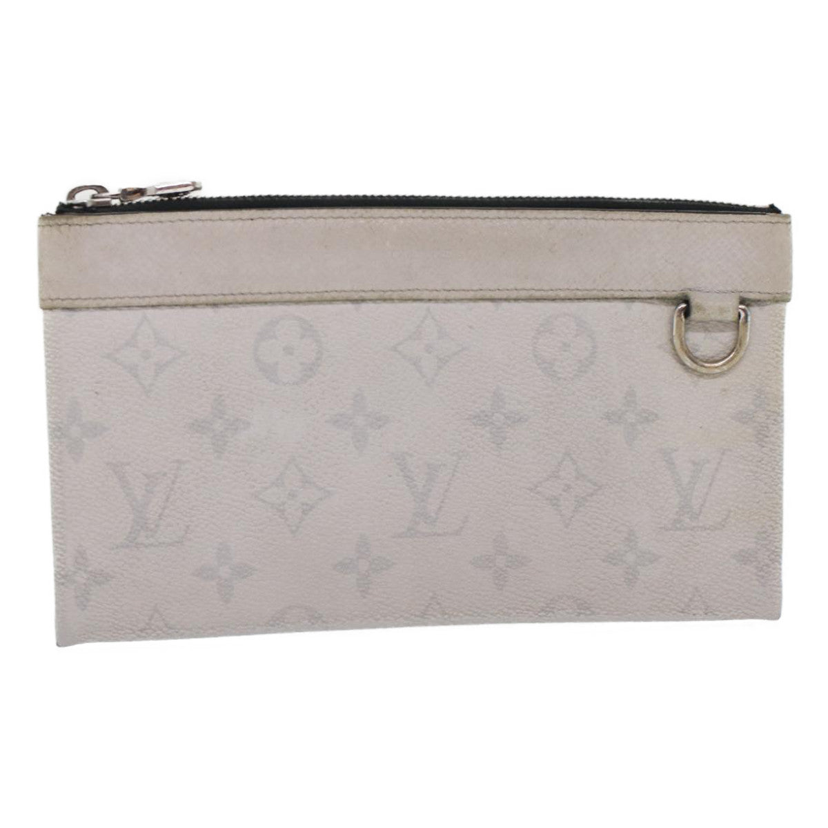 LOUIS VUITTON Monogram Taigarama Pochette Discovery PM Bag M30279 LV Auth 48626