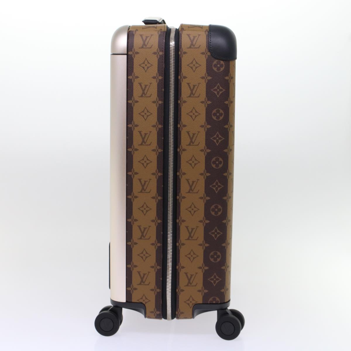 LOUIS VUITTON Monogram Stripe HUMAN MADE Horizon 55 Suitcase M20481 Auth 48828SM