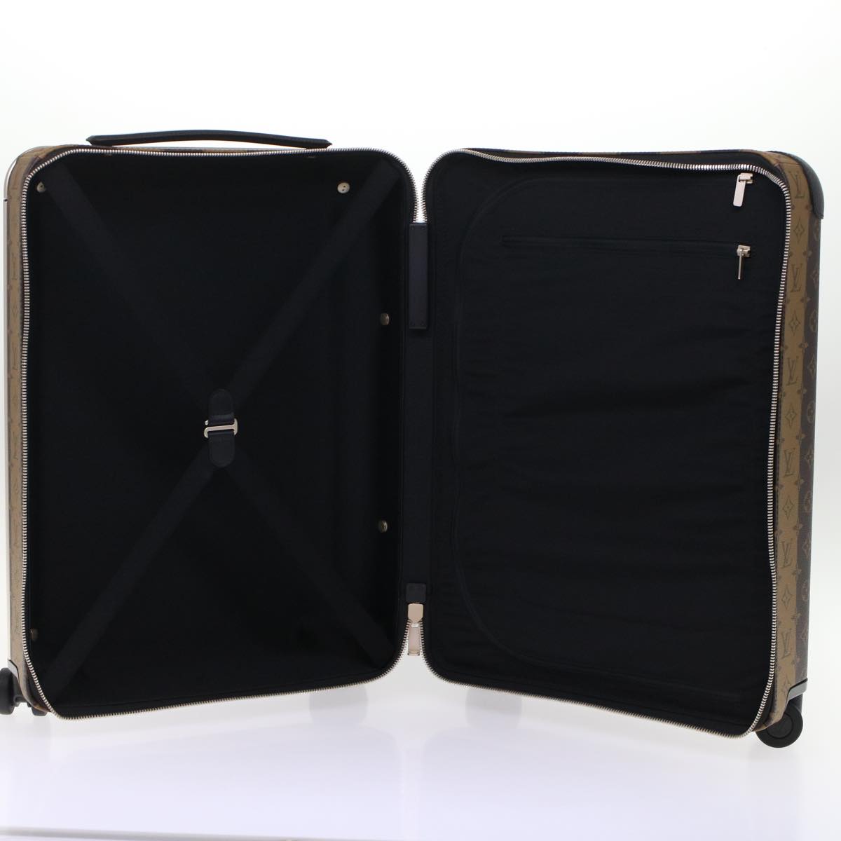 LOUIS VUITTON Monogram Stripe HUMAN MADE Horizon 55 Suitcase M20481 Auth 48828SM