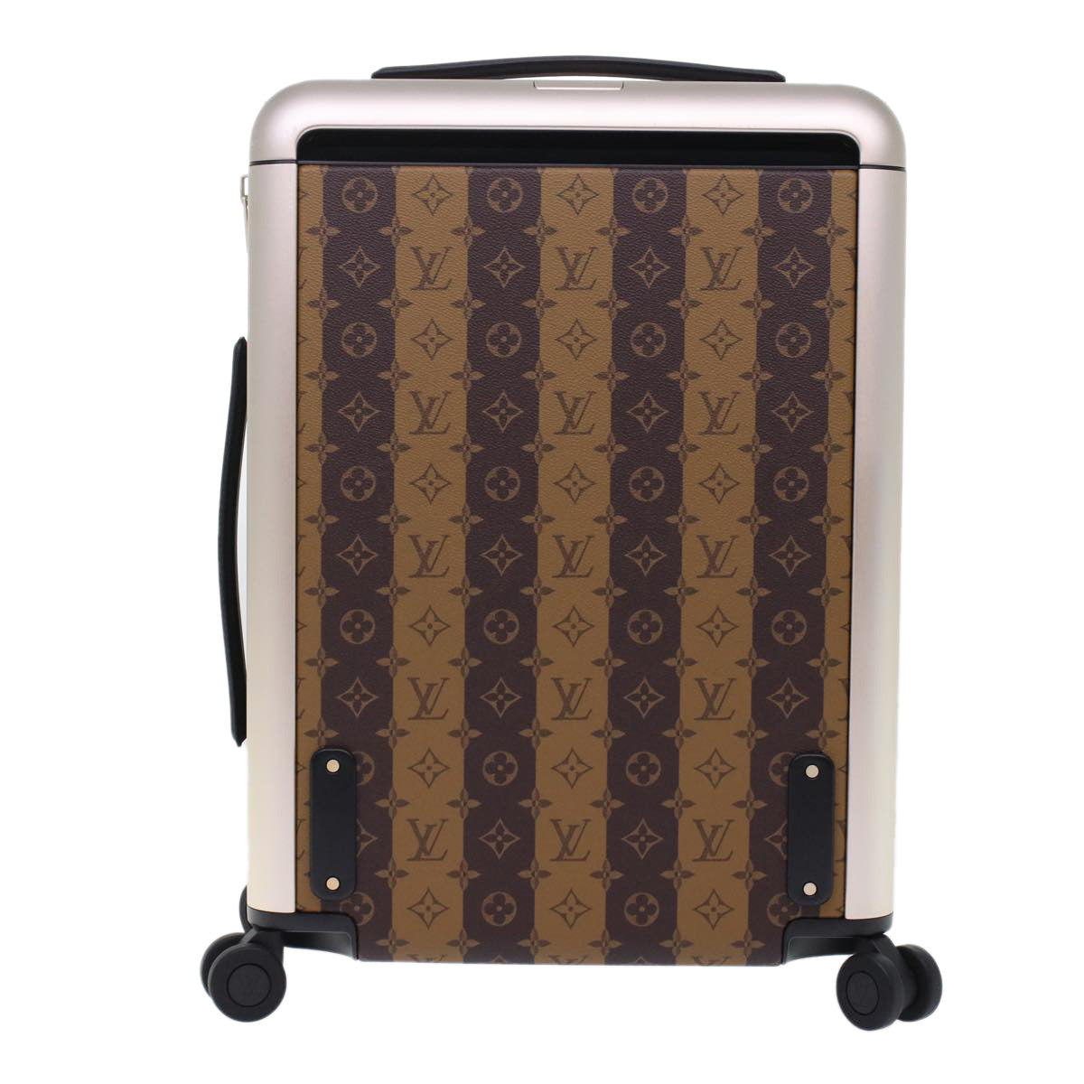 LOUIS VUITTON Monogram Stripe HUMAN MADE Horizon 55 Suitcase M20481 Auth 48828SM