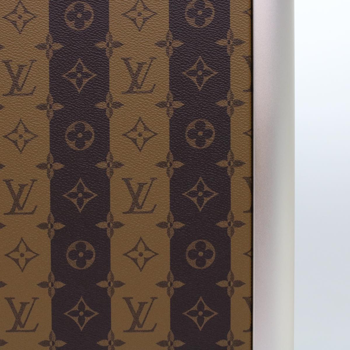 LOUIS VUITTON Monogram Stripe HUMAN MADE Horizon 55 Suitcase M20481 Auth 48828SM