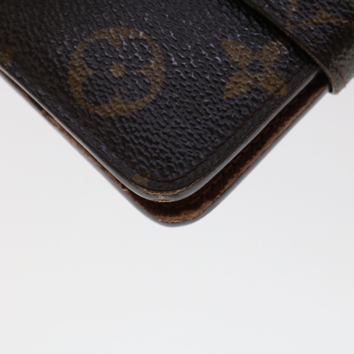 LOUIS VUITTON Monogram Compact Zip Wallet M61667 LV Auth 48893