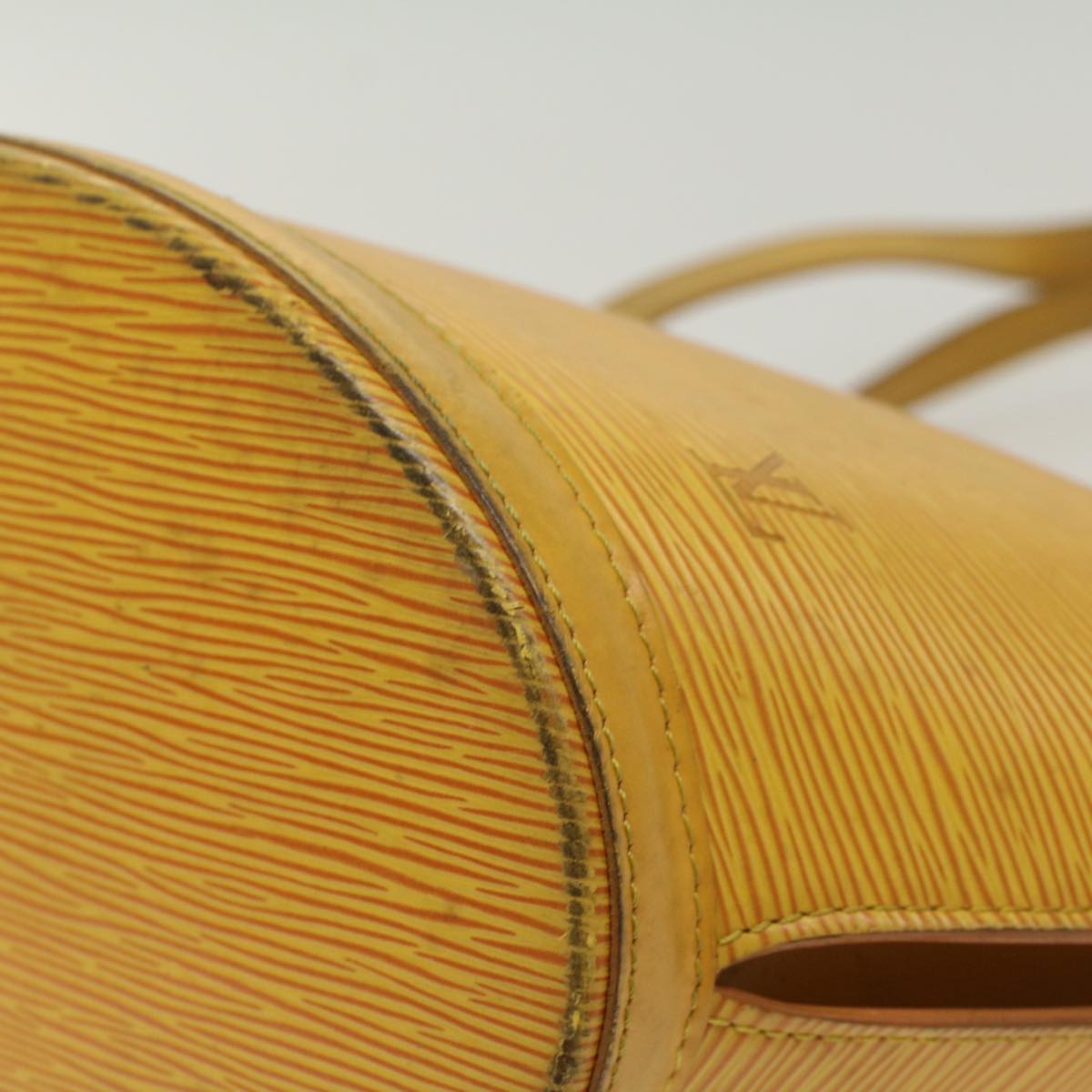 LOUIS VUITTON Epi Saint Jacques Shopping Shoulder Bag Yellow M52269 Auth 48967