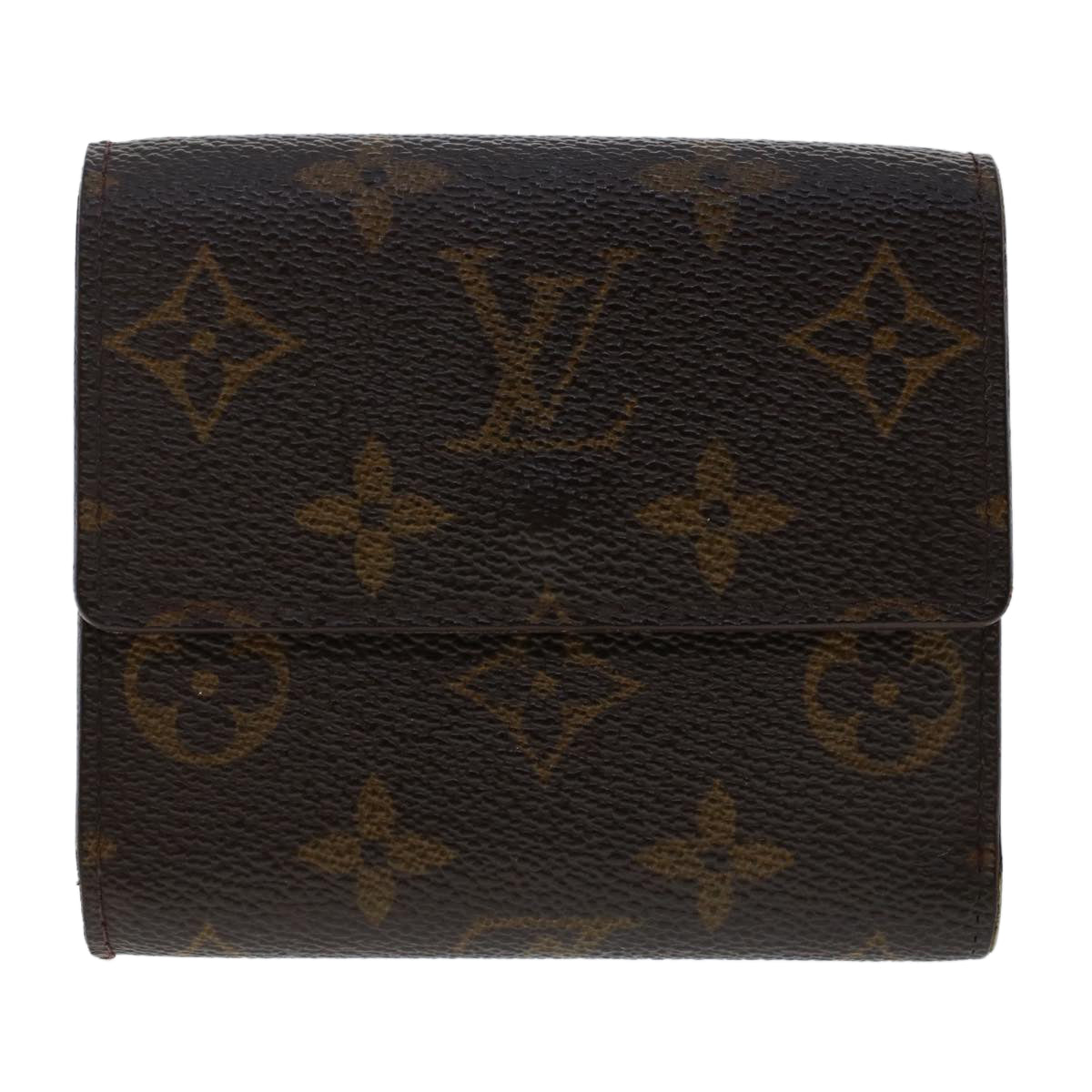 LOUIS VUITTON Monogram Portefeuille Elise Wallet M61654 LV Auth 49039