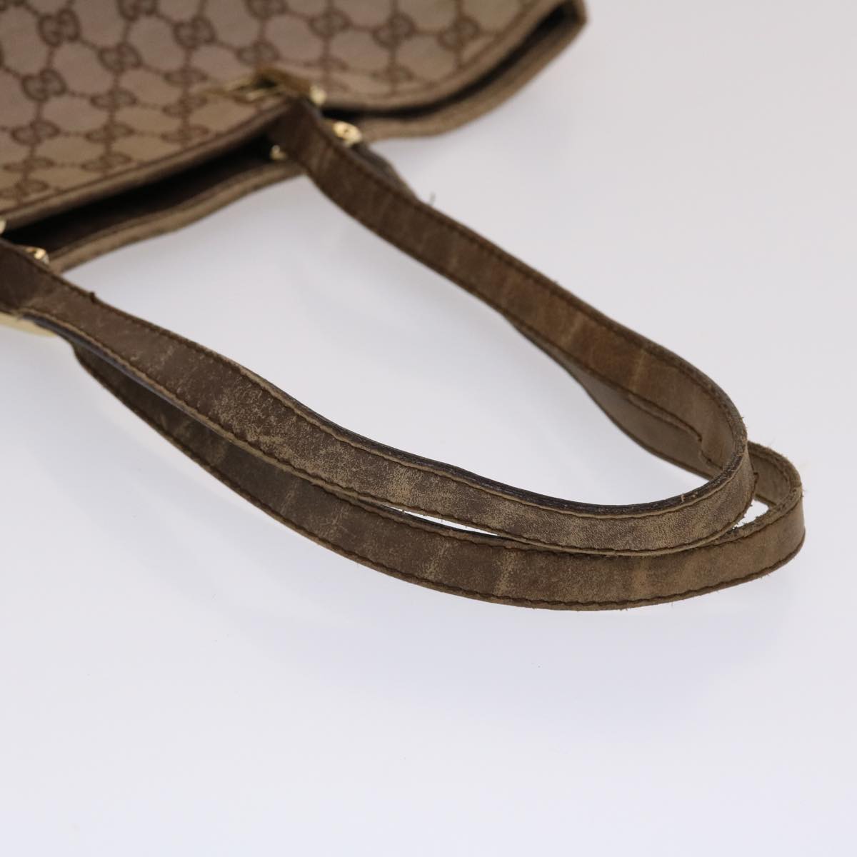 GUCCI GG Canvas Tote Bag Brown Auth 49057