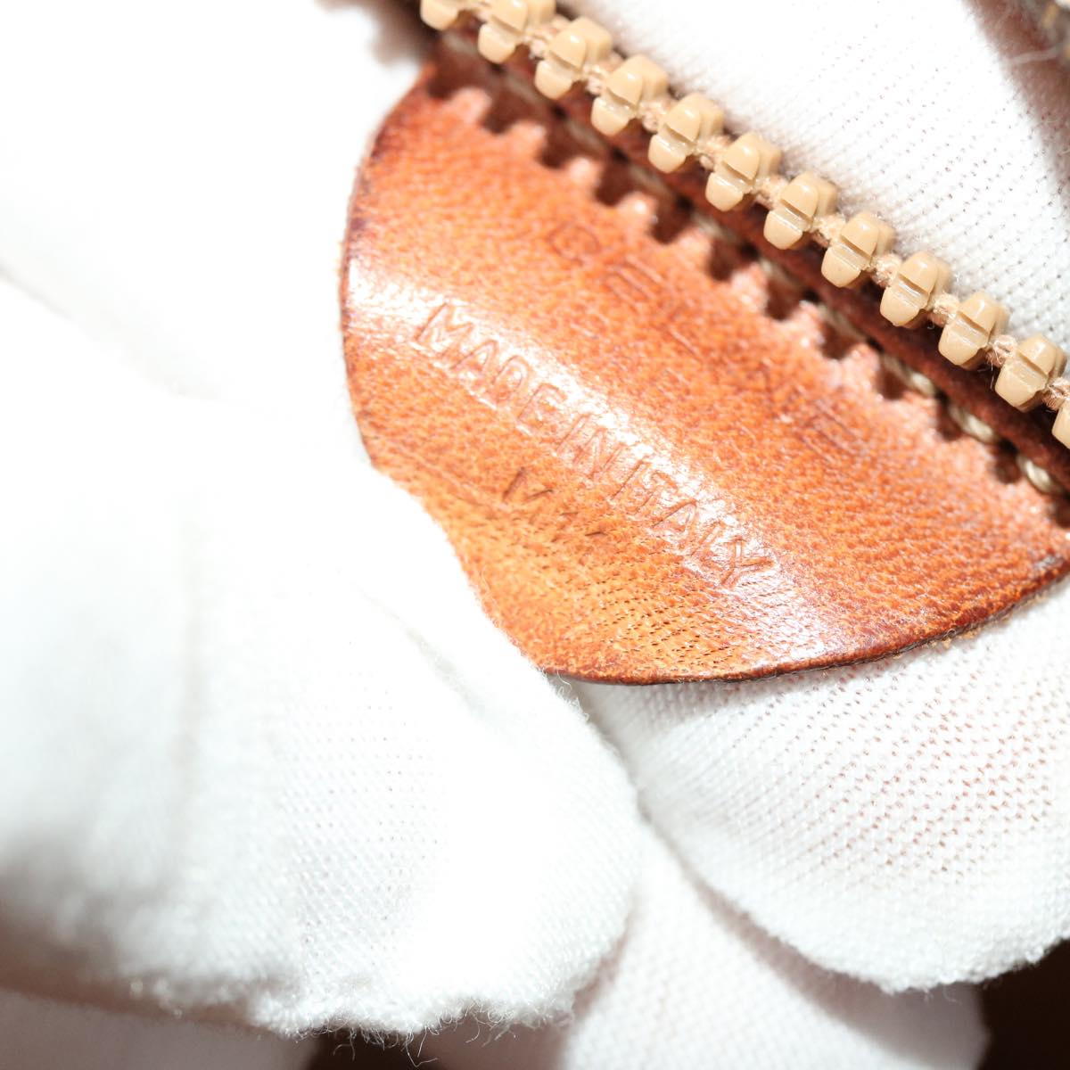 CELINE Macadam Canvas Shoulder Bag PVC Leather Brown Auth 49113