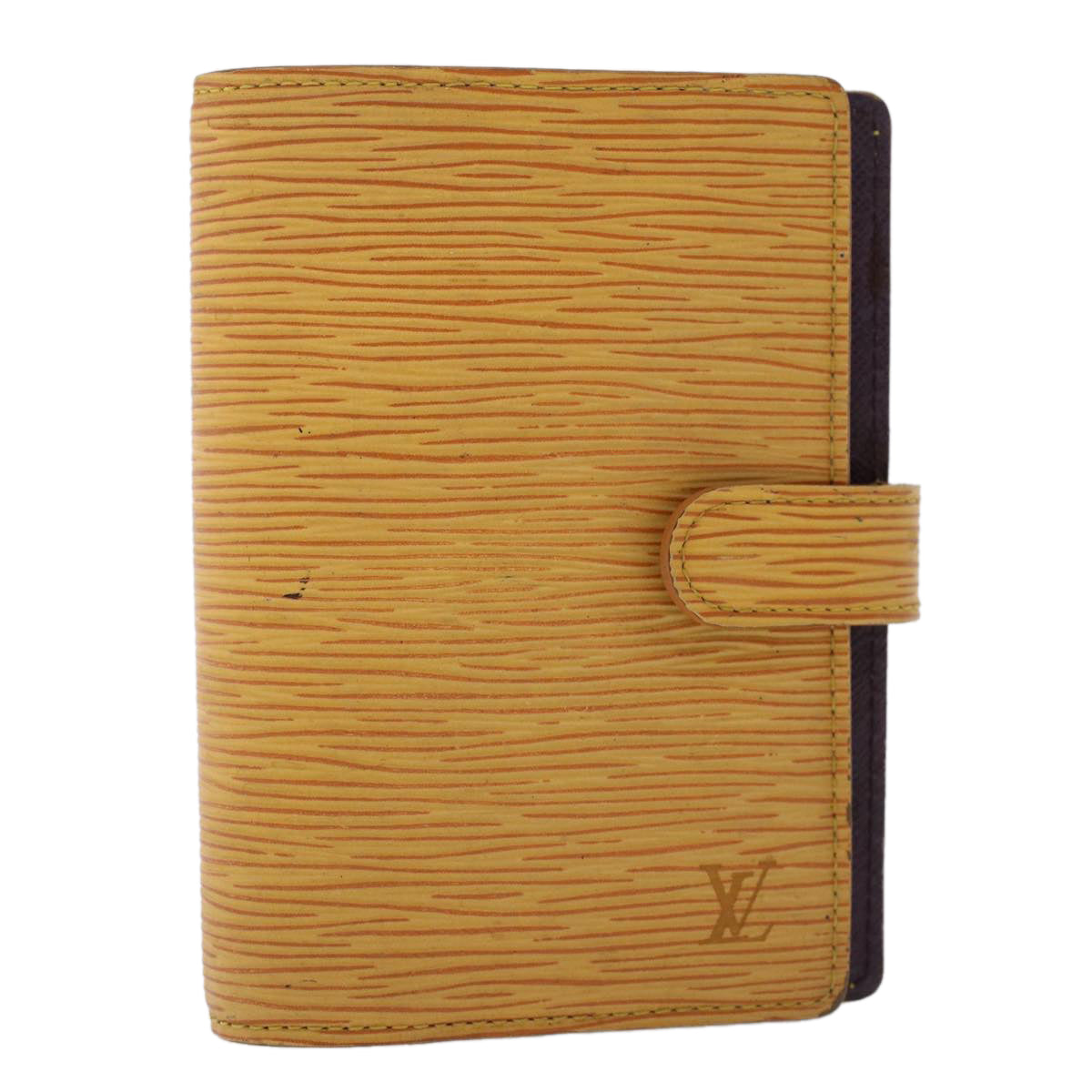 LOUIS VUITTON Epi Agenda PM Day Planner Cover Yellow R20059 LV Auth 49191