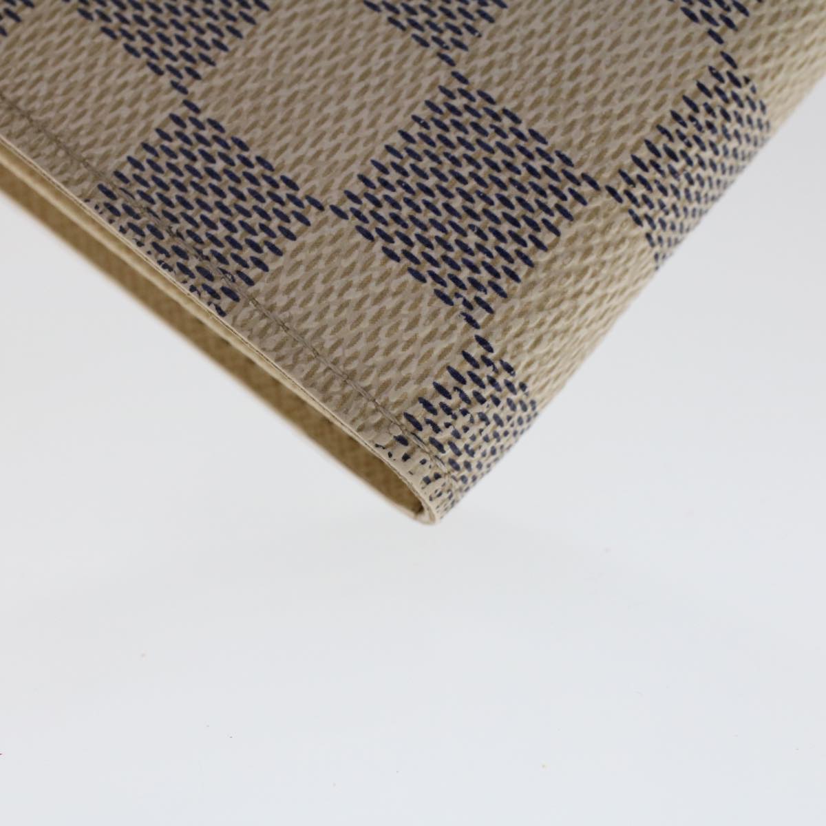 LOUIS VUITTON Damier Azur Portefeuille Tresol Wallet N61744 LV Auth 49193