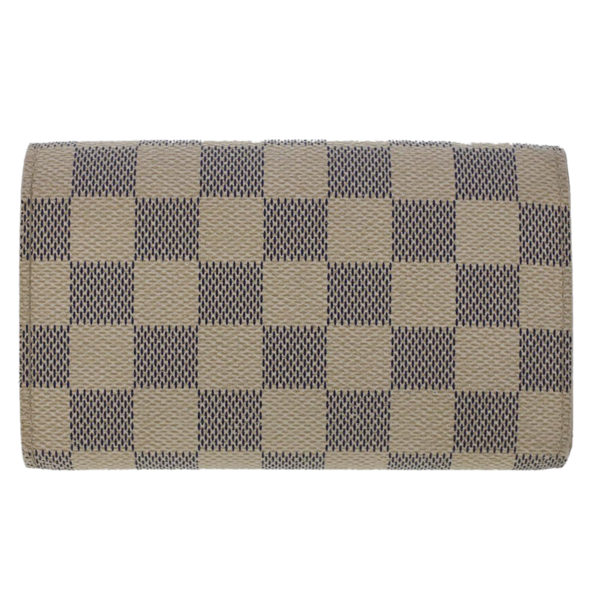 LOUIS VUITTON Damier Azur Portefeuille Tresol Wallet N61744 LV Auth 49193