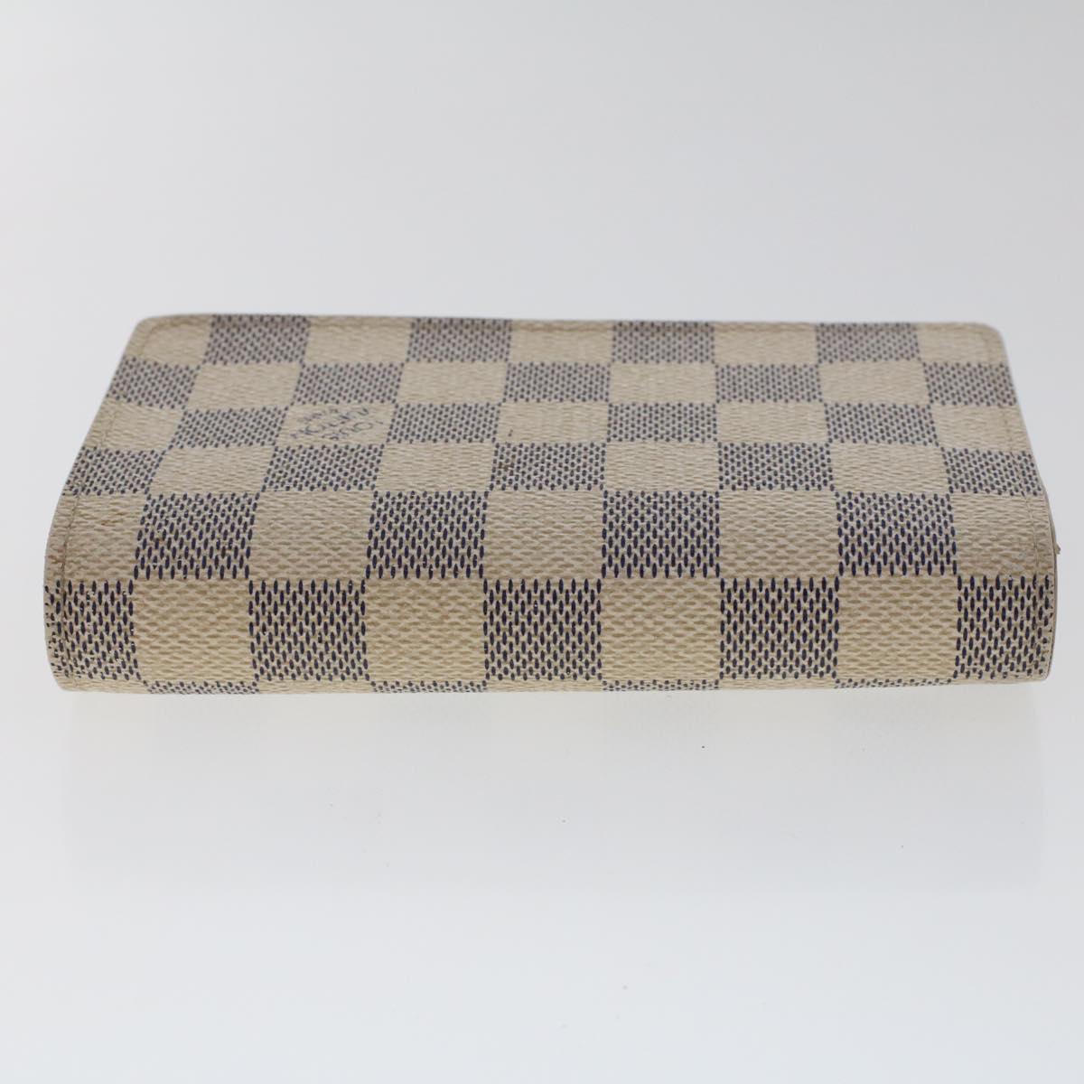 LOUIS VUITTON Damier Azur Portefeuille Tresol Wallet N61744 LV Auth 49193