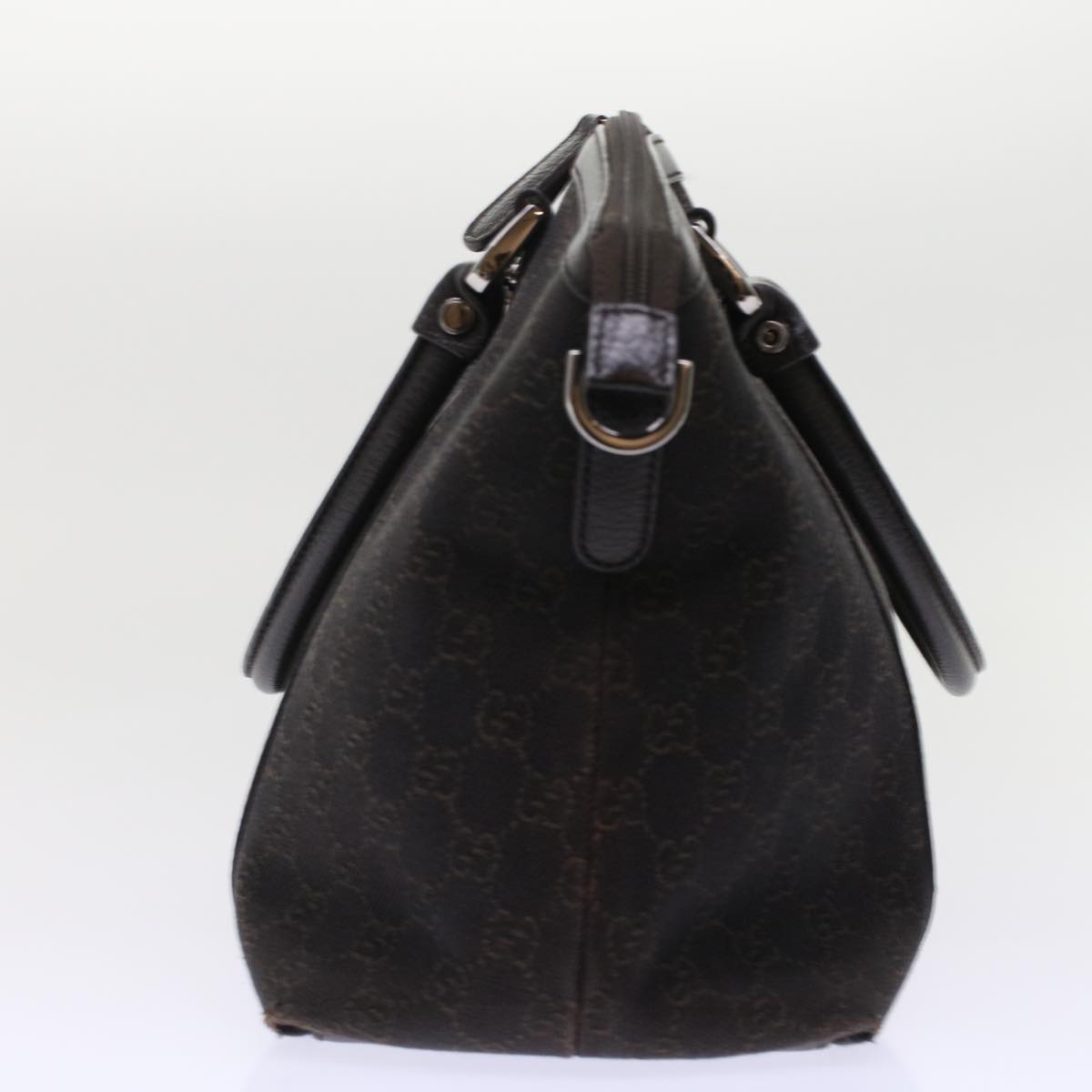 GUCCI GG Canvas Hand Bag 2way Brown Auth 49293