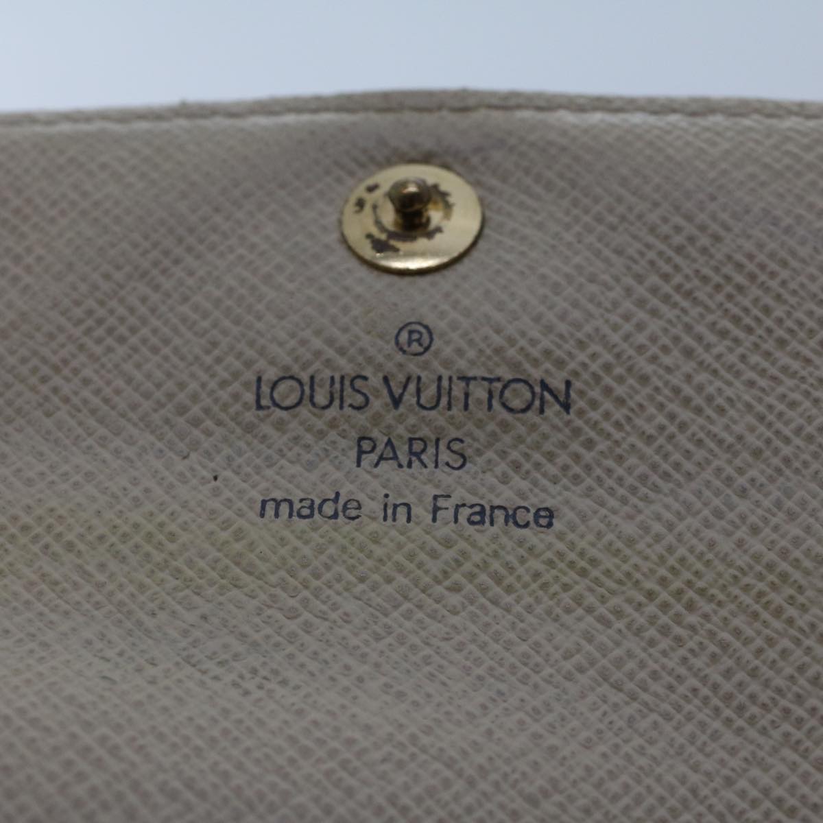 LOUIS VUITTON Damier Azur Portefeuille Alexandra Wallet N63068 LV Auth 49324