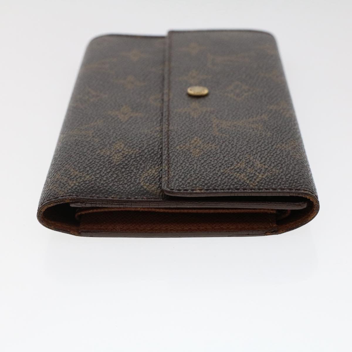 LOUIS VUITTON Monogram Portefeuille International Long Wallet M61217 Auth 49376