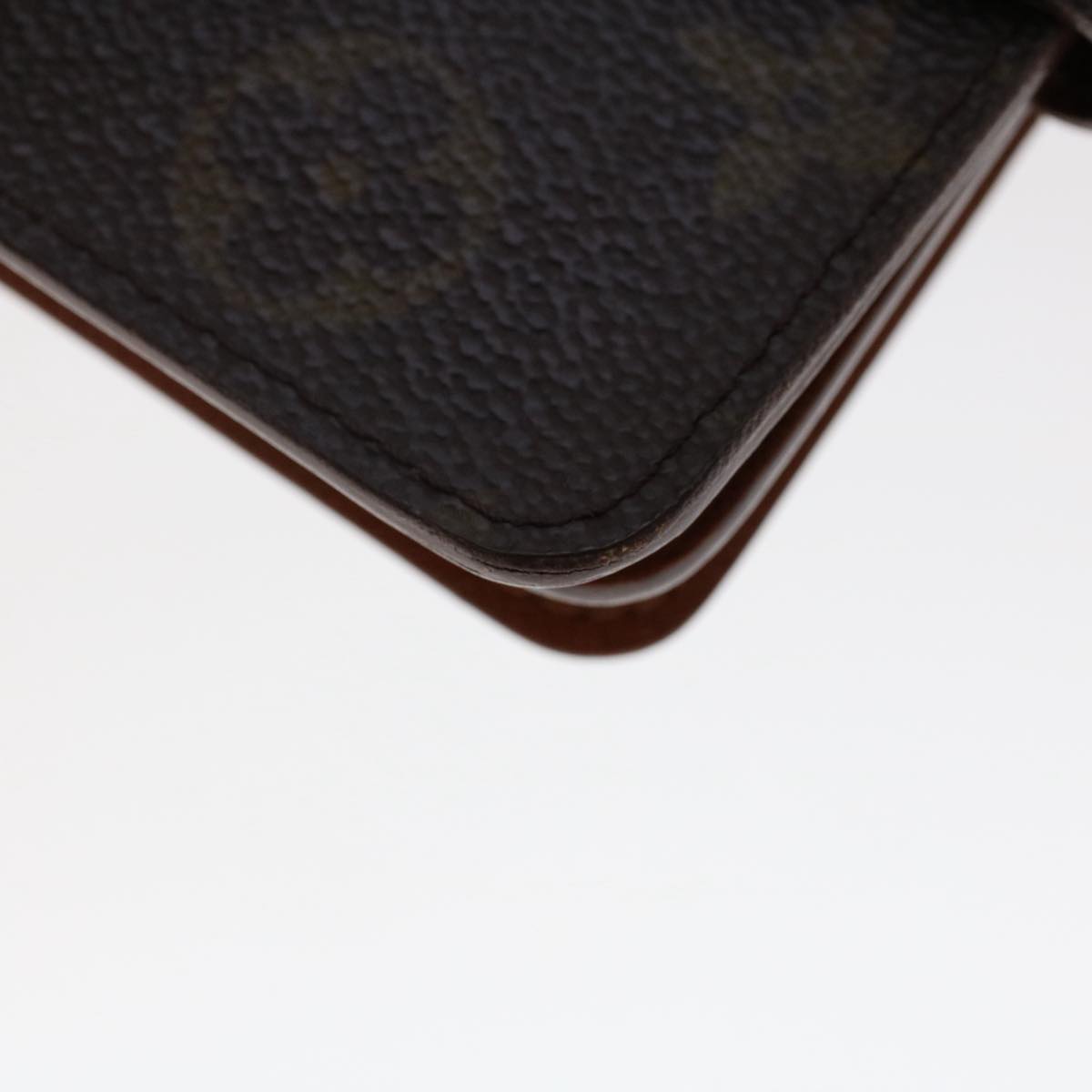 LOUIS VUITTON Monogram Compact Zip Wallet M61667 LV Auth 49377