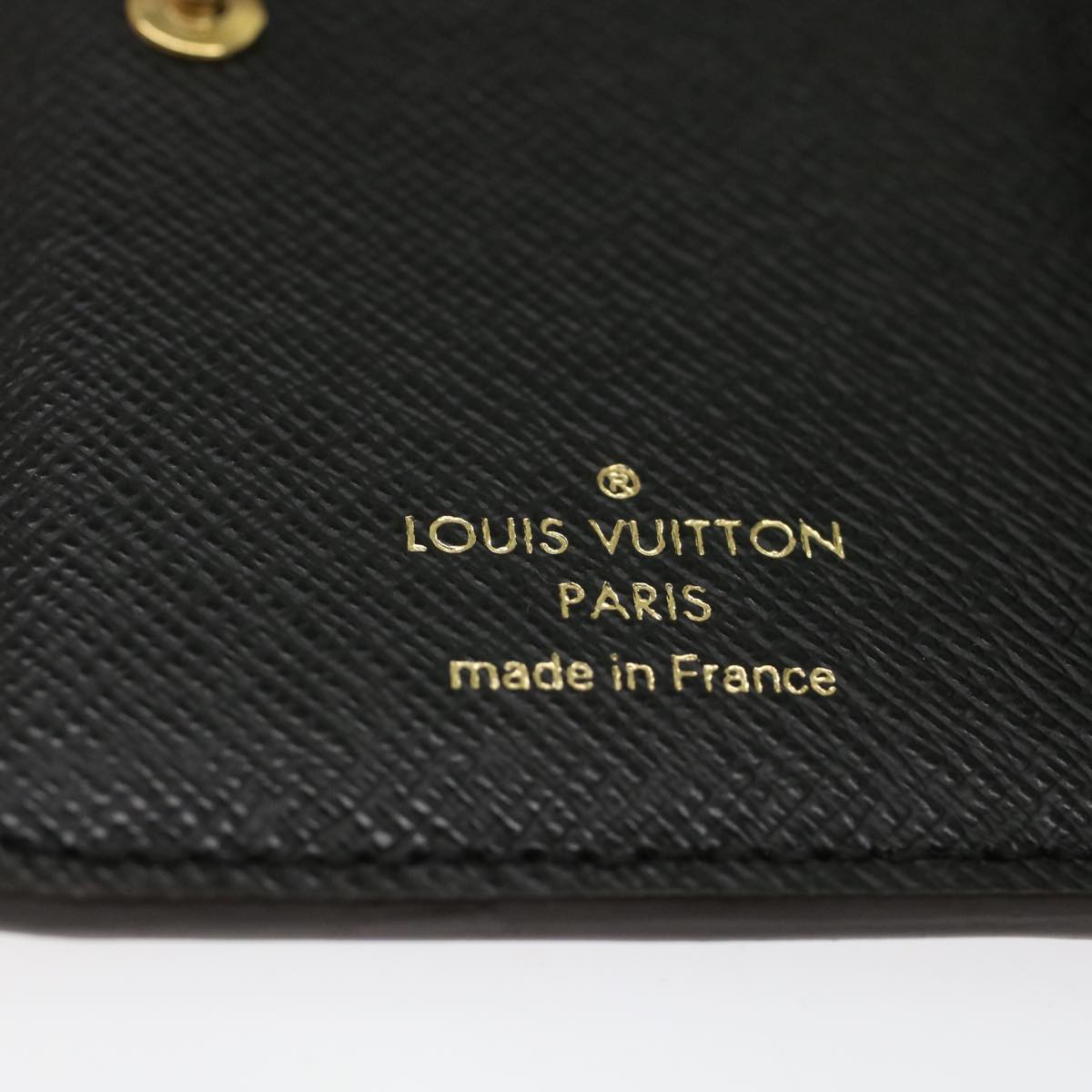 LOUIS VUITTON Monogram Reverse Portefeuille Lou Wallet M81461 LV Auth 49429A