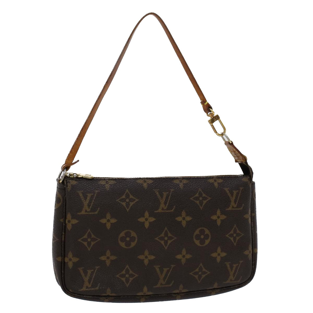 LOUIS VUITTON Monogram Pochette Accessoires Pouch M51980 LV Auth 49504