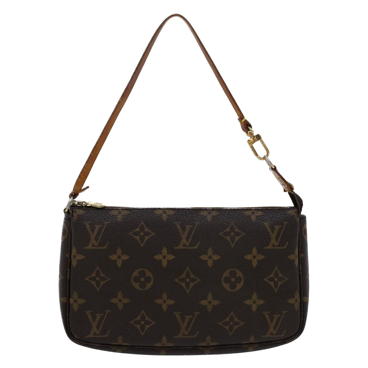 LOUIS VUITTON Monogram Pochette Accessoires Pouch M51980 LV Auth 49504