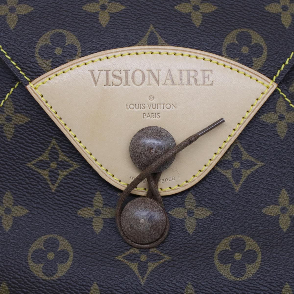 LOUIS VUITTON Monogram Visionaire Briefcase M99045 LV Auth 49525A