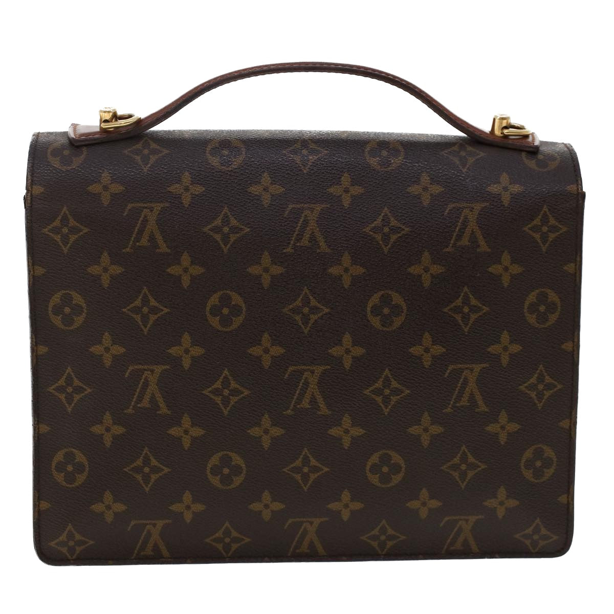 LOUIS VUITTON Monogram Monceau Hand Bag 2way M51185 LV Auth 49529