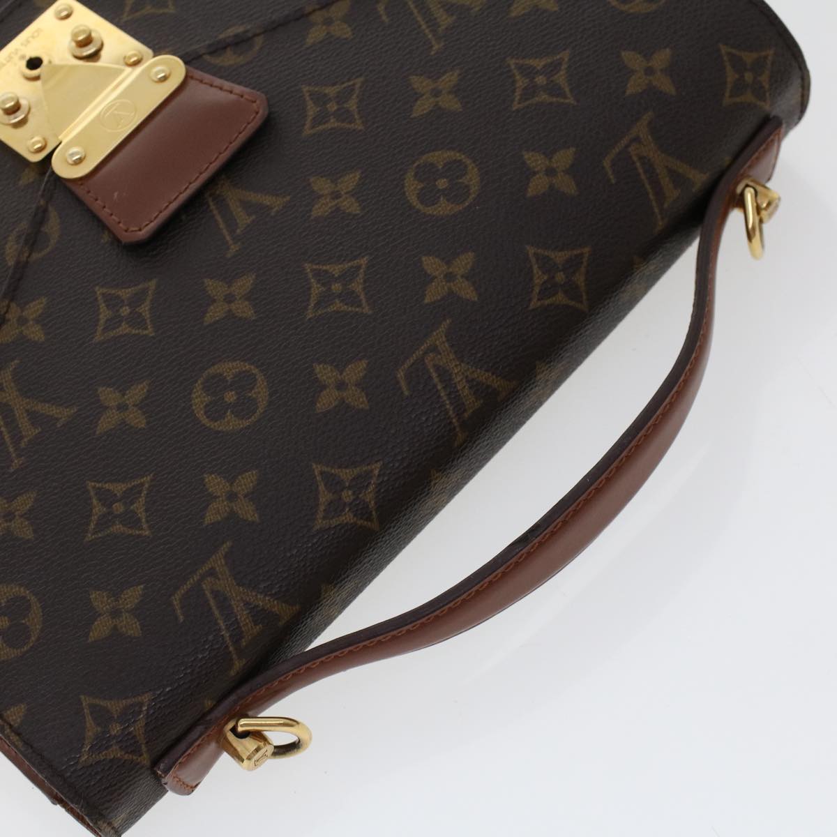 LOUIS VUITTON Monogram Monceau Hand Bag 2way M51185 LV Auth 49529