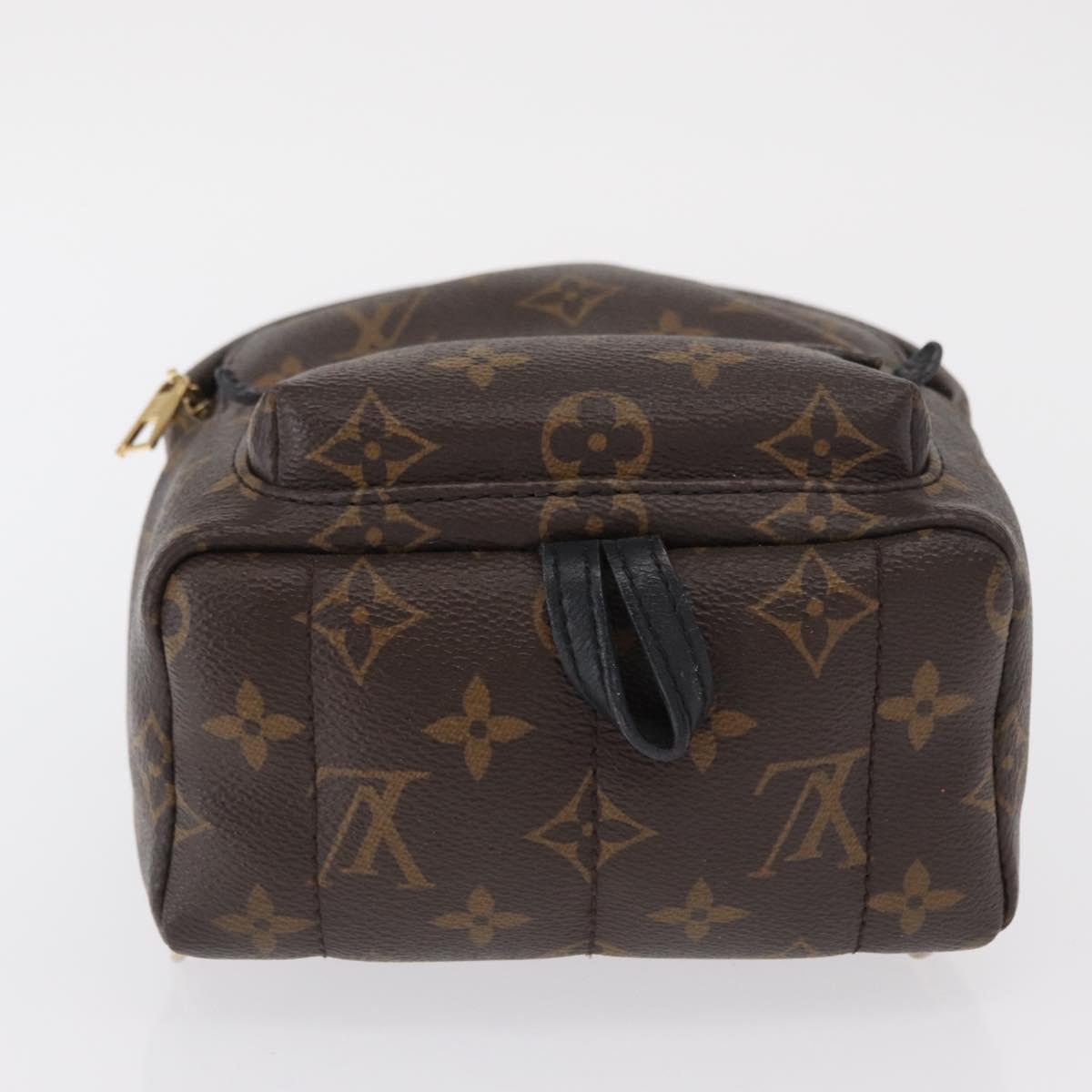 LOUIS VUITTON Monogram Palm Springs MINI Backpack M44873 LV Auth 49550