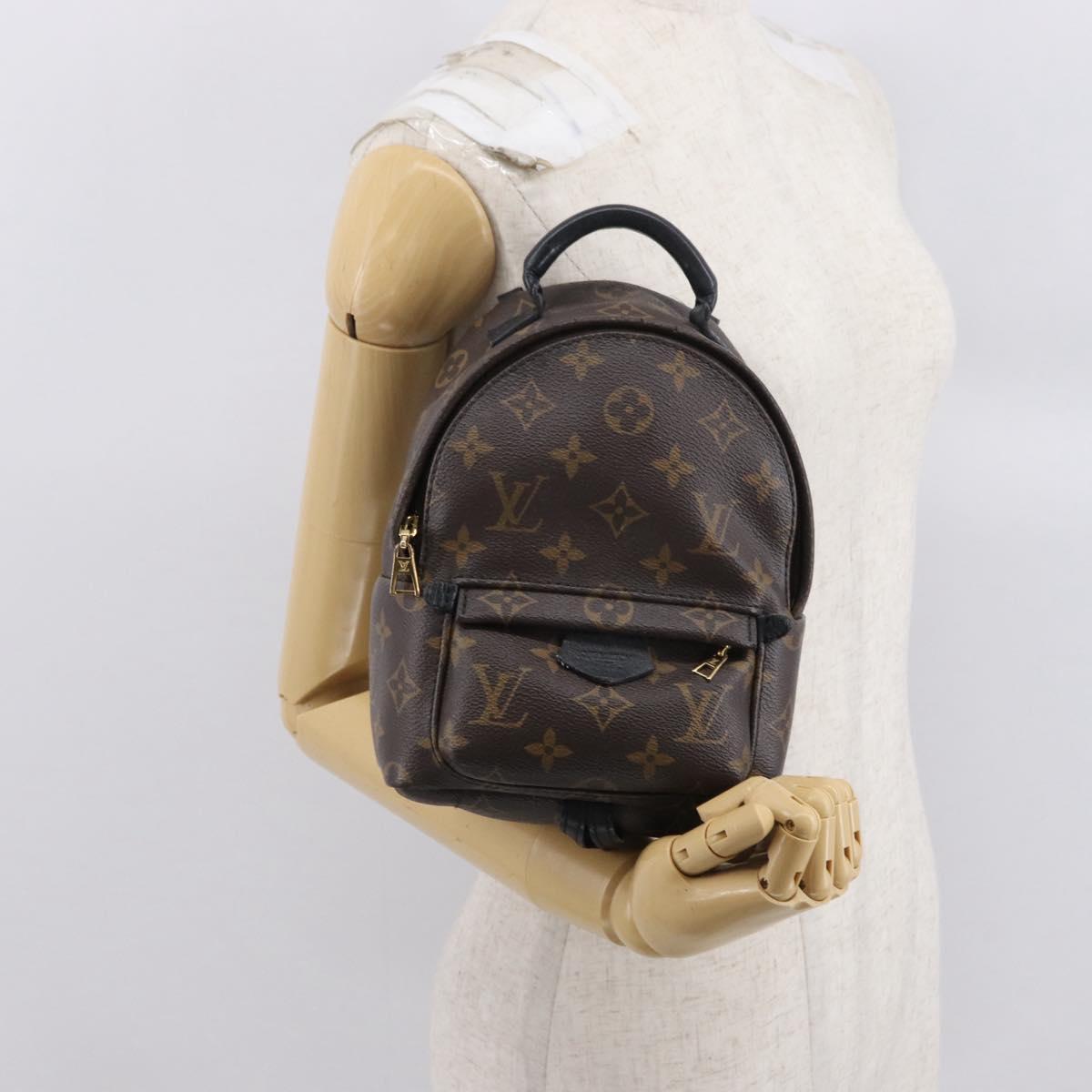 LOUIS VUITTON Monogram Palm Springs MINI Backpack M44873 LV Auth 49550