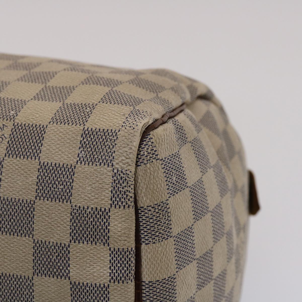 LOUIS VUITTON Damier Azur Speedy 30 Hand Bag N41533 LV Auth 49583