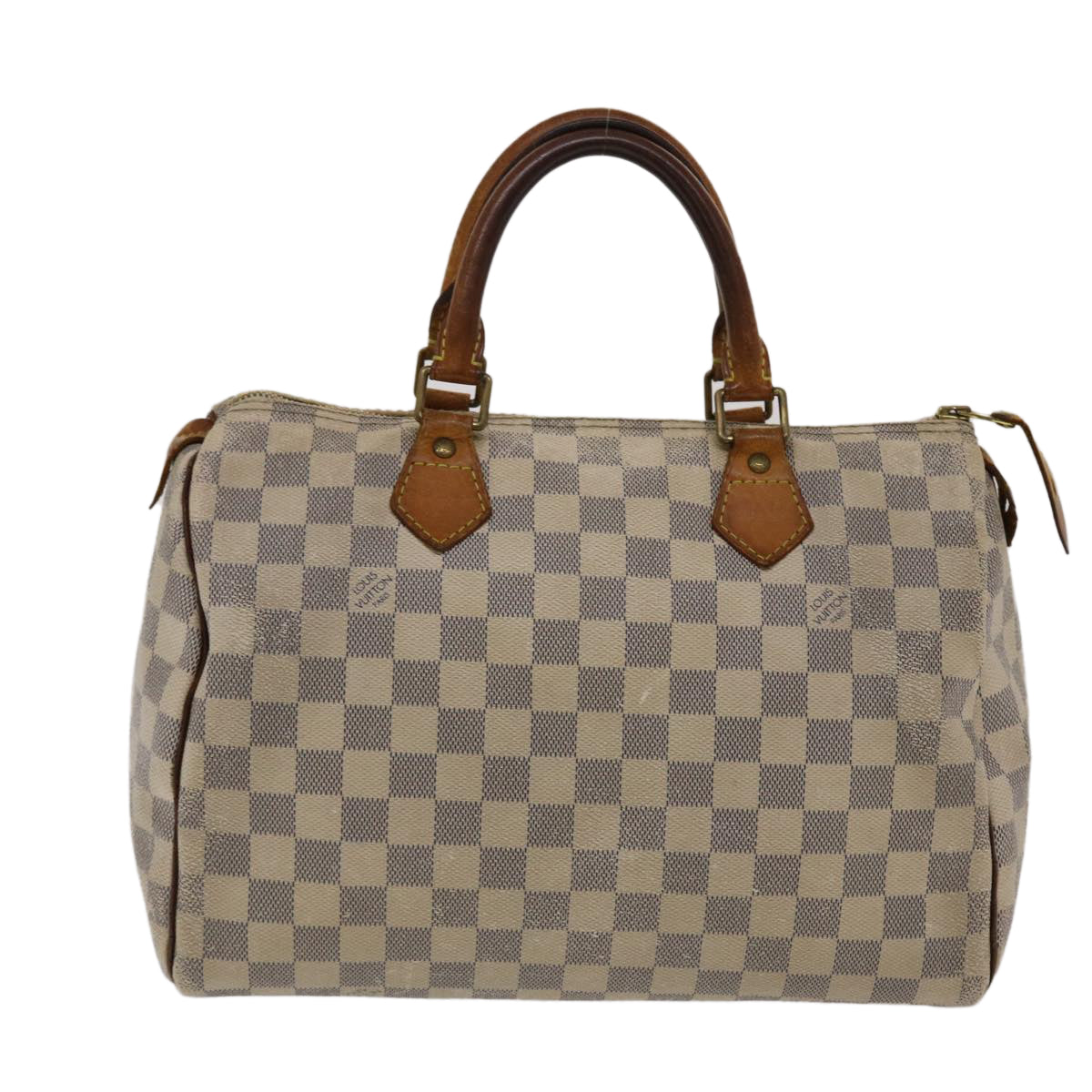 LOUIS VUITTON Damier Azur Speedy 30 Hand Bag N41533 LV Auth 49583