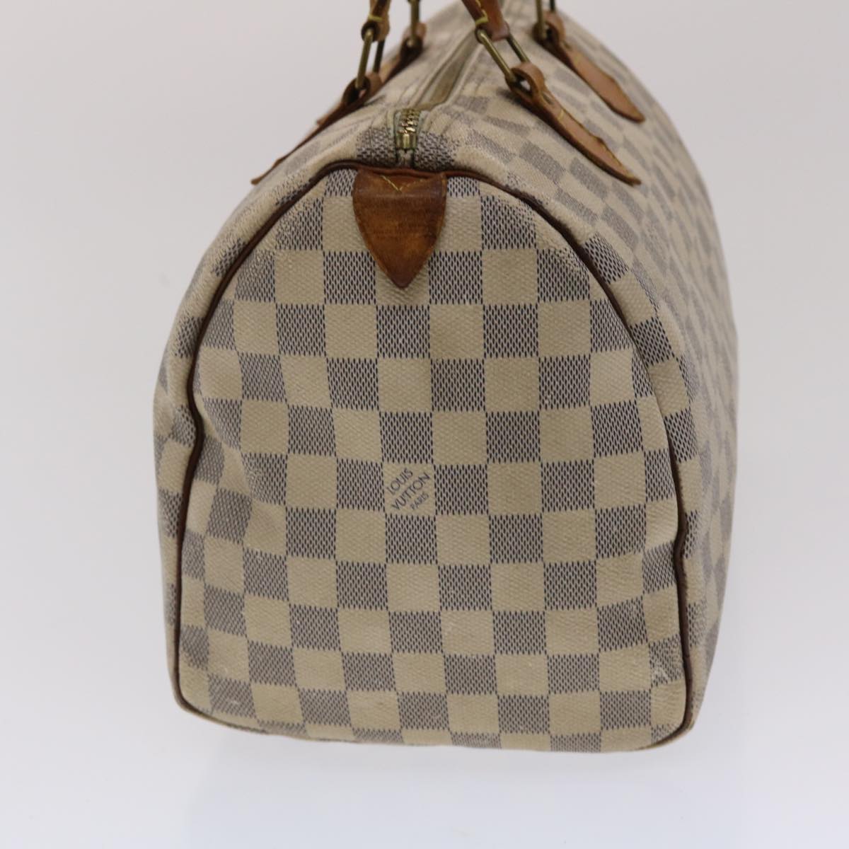 LOUIS VUITTON Damier Azur Speedy 30 Hand Bag N41533 LV Auth 49583