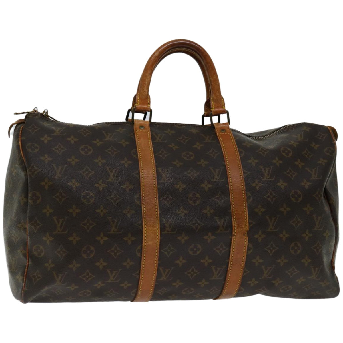 LOUIS VUITTON Monogram Keepall 50 Boston Bag M41426 LV Auth 49618